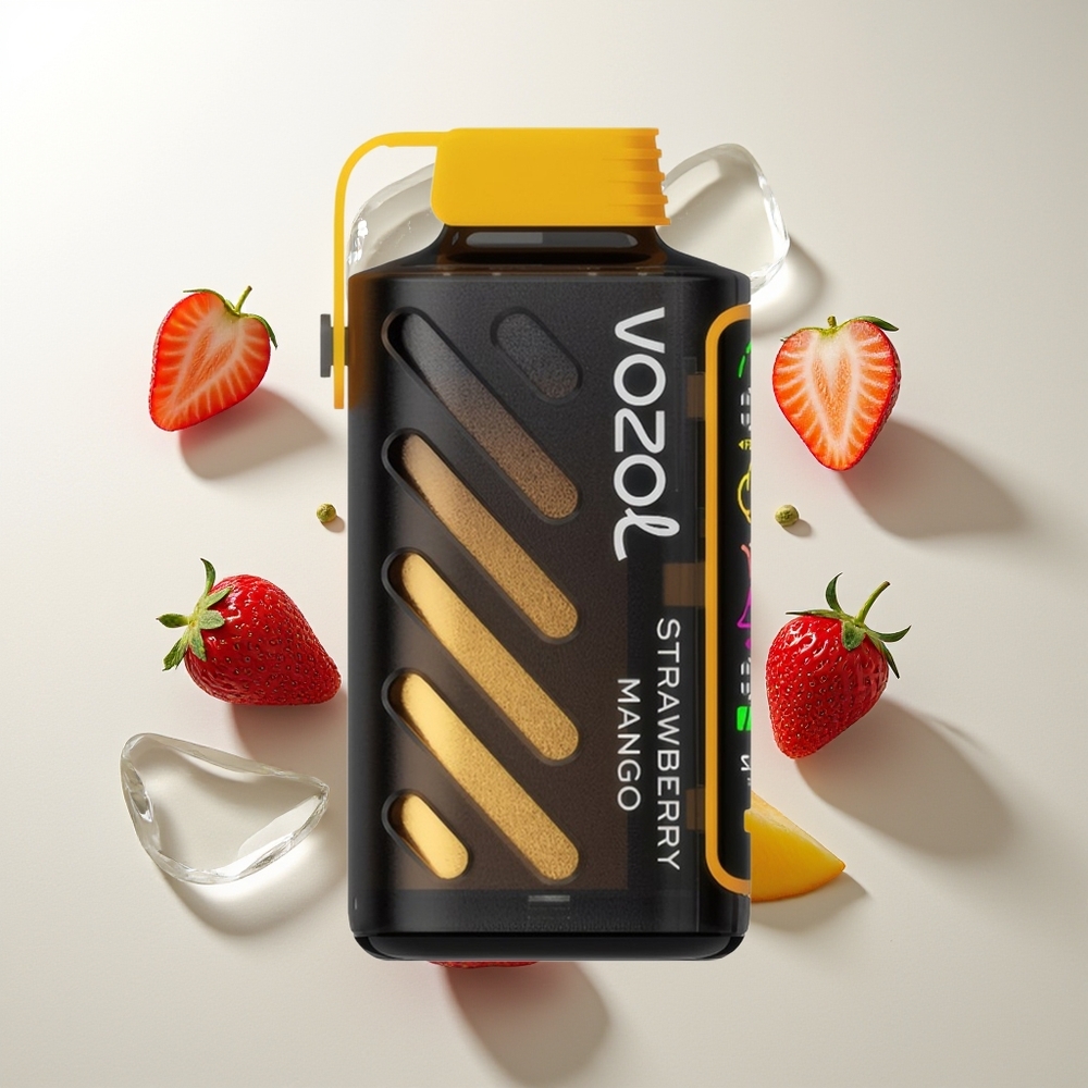 VOZOL Gear Power 20000 Züge Erdbeer Mango Dual Mesh Coil 20mL 5%