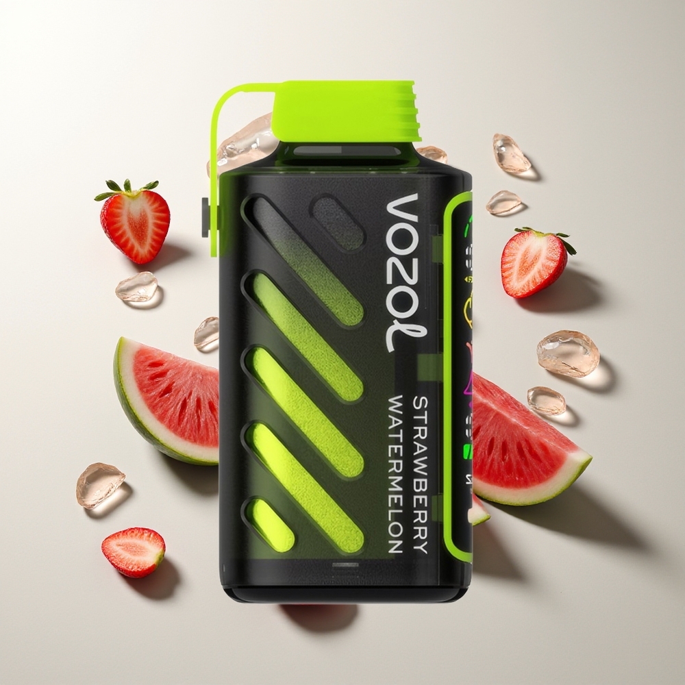 VOZOL Gear Power 20000 Züge Erdbeer Wassermelone S.i.L.C. Tech Dual Mesh Coil 20mL 5%