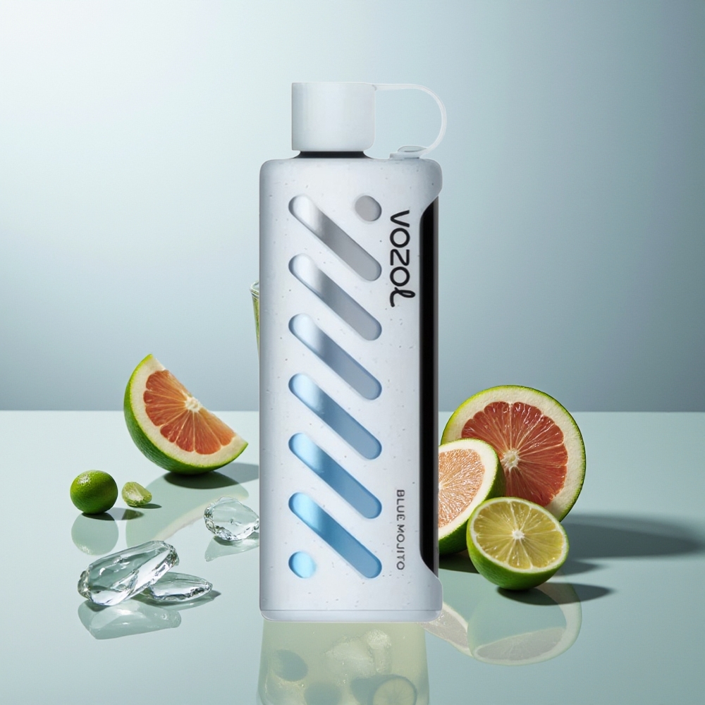 VOZOL Gear Shisha 25000 Züge Blaue Mojito Dual Mesh 5mg/ml S.i.L.C Tech 1000mAh
