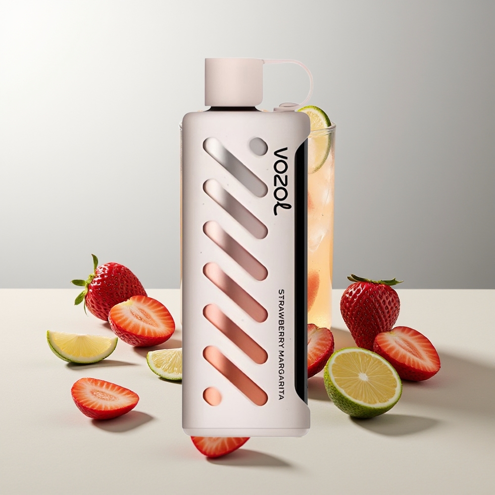 VOZOL Gear Shisha 25000 Züge Erdbeer Margarita S.i.L.C Tech Dual Mesh 1000mAh 5mg/ml