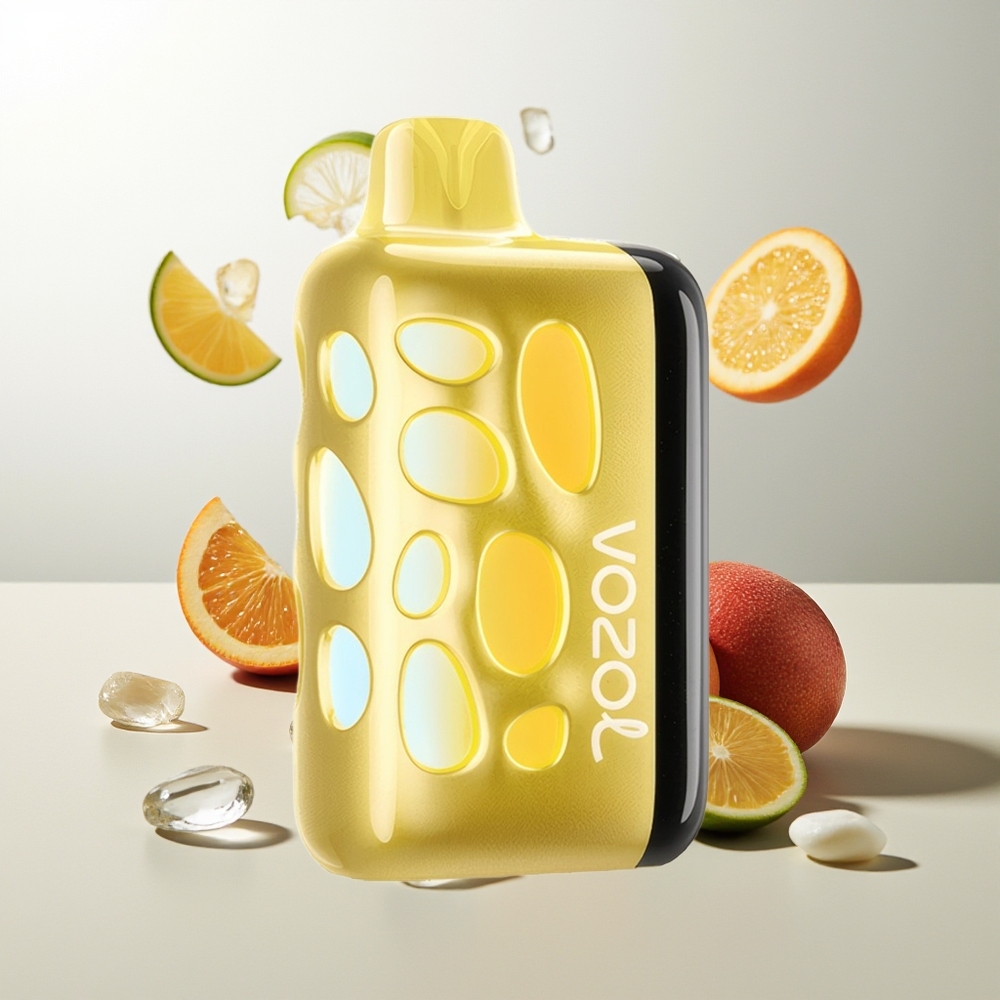 VOZOL RAVE 40000 Mango-Eis 270° Vibrant Glow Beat-Synced Party Mode 80% in 20 Min