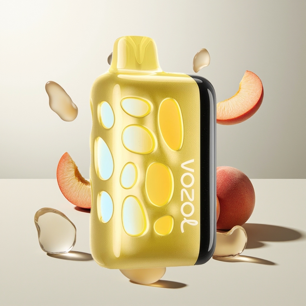 VOZOL RAVE 40000 Mango-Pfirsich 20/50mg 1000mAh 80% in 20 Min Beatsync Party-Modus Eclipse Dampf-Animation 270° Leucht-Design