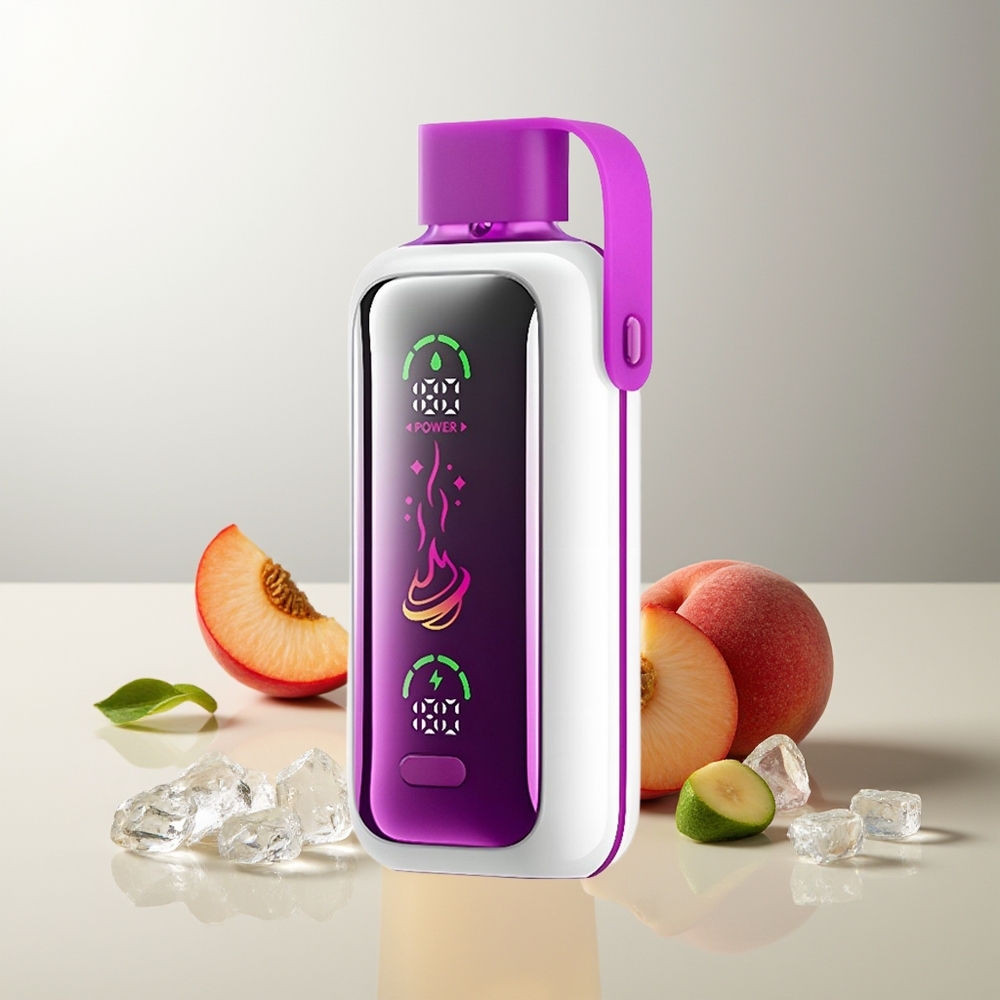 VOZOL Star 20000 Züge Pfirsich Eis HD Spiegelbildschirm Dual Mesh 650mAh