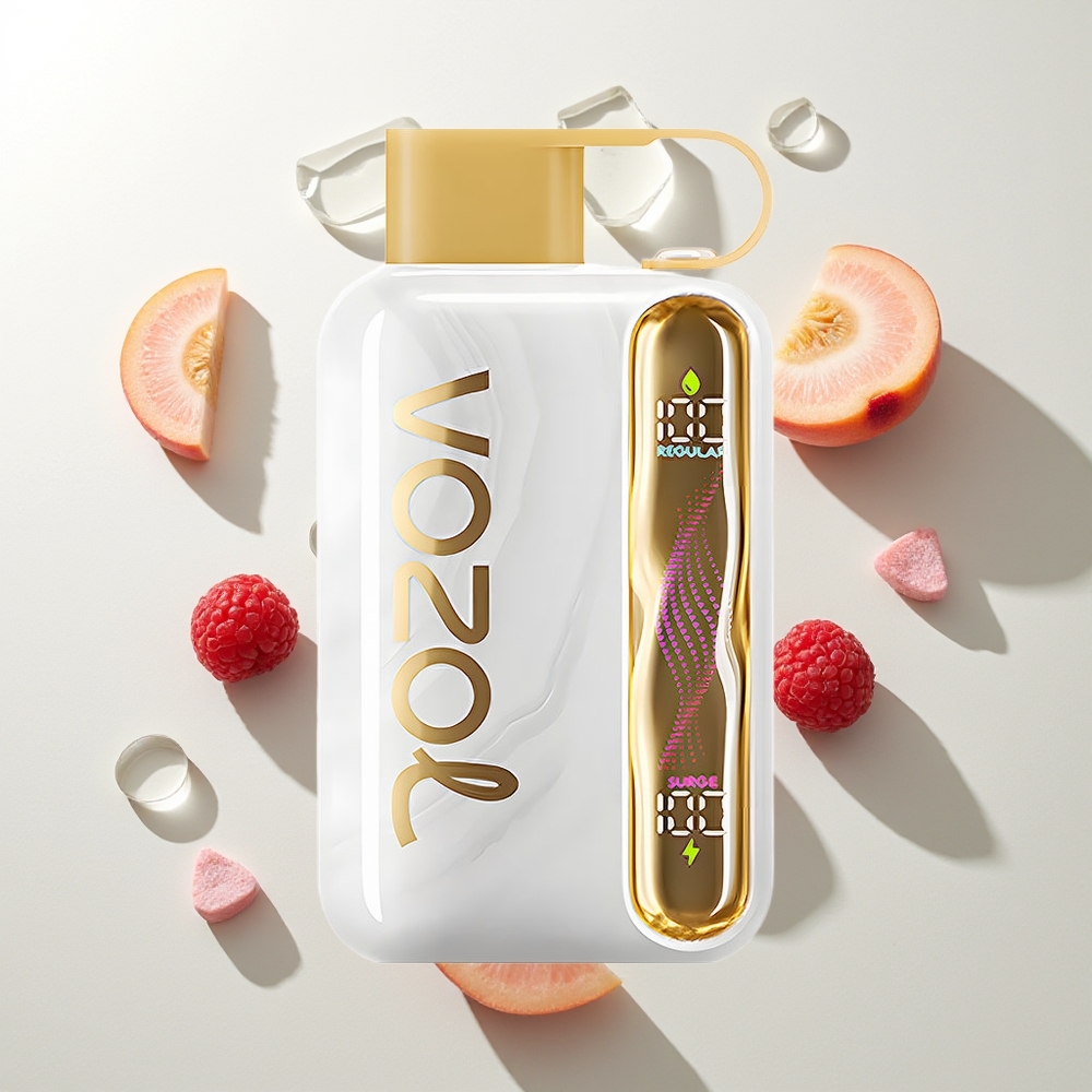 VOZOL STAR 40000 Züge Weißpfirsich-Himbeere 1000mAh Typ-C 20/50mg/ml