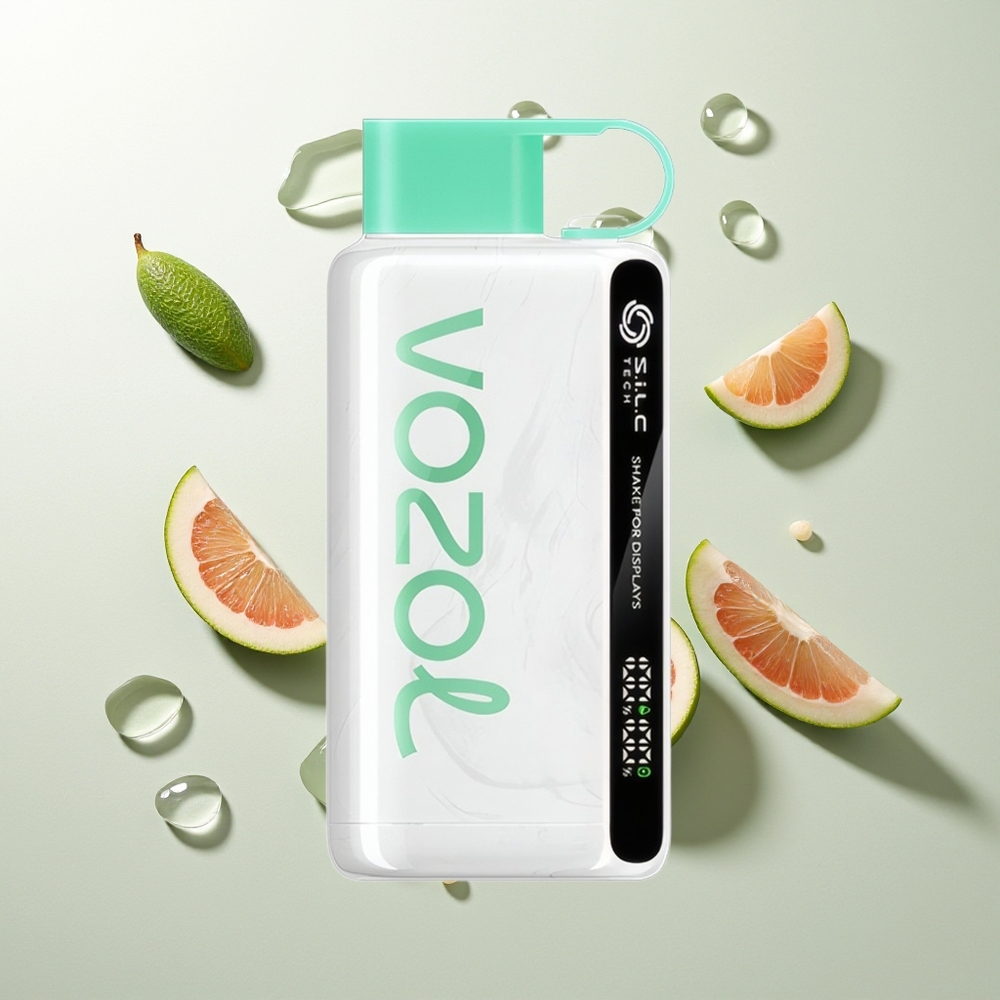 VOZOL STAR 9000/12000 Kühle Minze Einweg-Vape mit S.i.L.C TECH, Schüttel-Anzeige