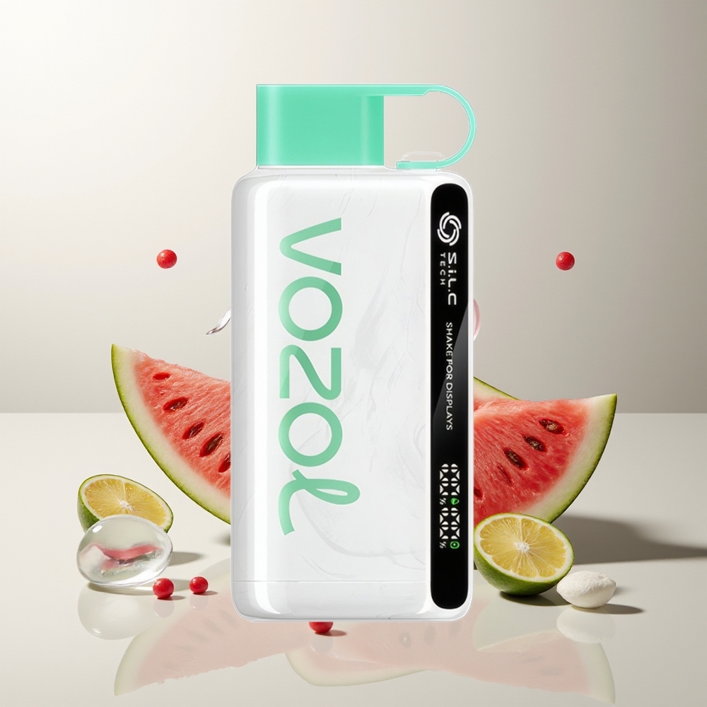 VOZOL STAR 9000/12000 Wassermelonen-Kaugummi Shake Display S.i.L.C TECH 650mAh