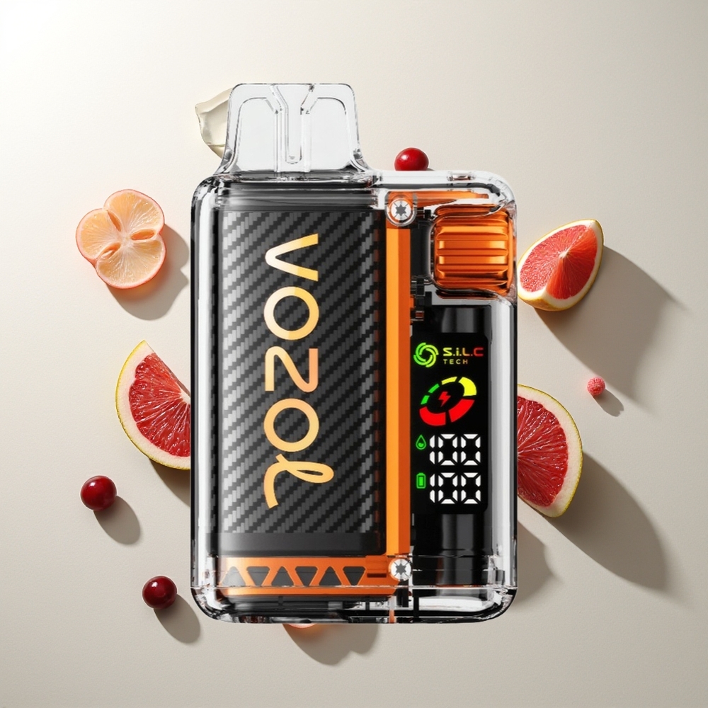 VOZOL Vista 20000 Züge Kirsch-Cola Wiederaufladbares Kit mit OLED-Display und 6-stufiger Watt-Anpassung