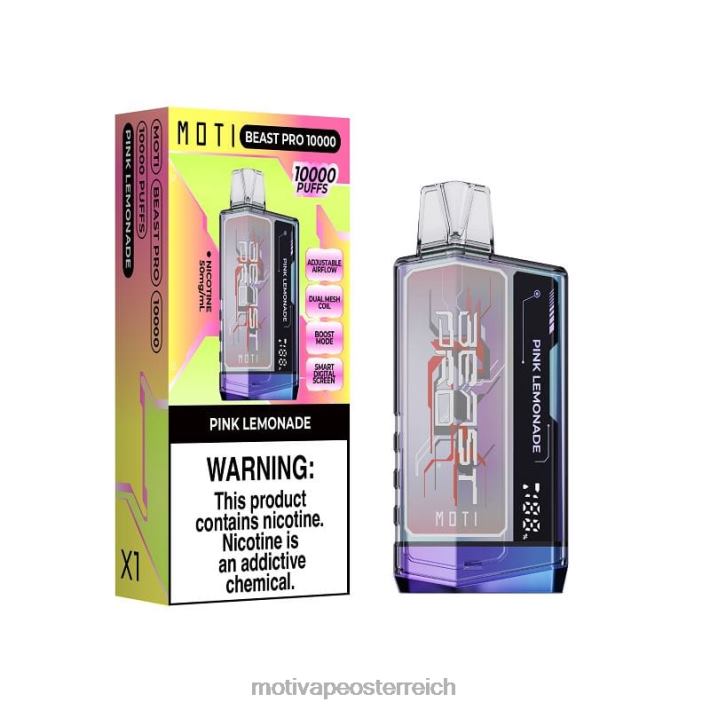 MOTI Beast Pro Einweg-Vaporizer (5 %, 10.000 Züge) Miami-Minze TN2TZ48 MOTI Vape Pop Österreich