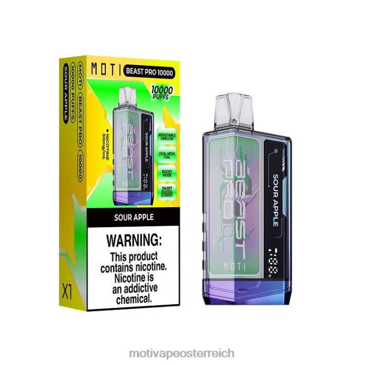 MOTI Beast Pro Einweg-Vaporizer (5 %, 10.000 Züge) Wassermeloneneis TN2TZ52 MOTI Vape Wien