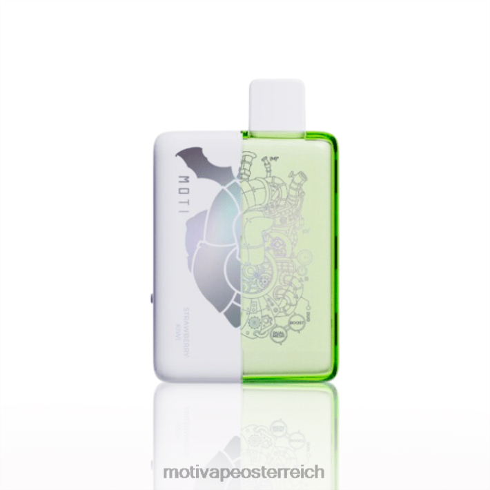 MOTI Duo 9000 Einweg-Vapes (5 %, 9000 Züge) Erdbeer-Kiwi TN2TZ66 MOTI Vape Kaufen