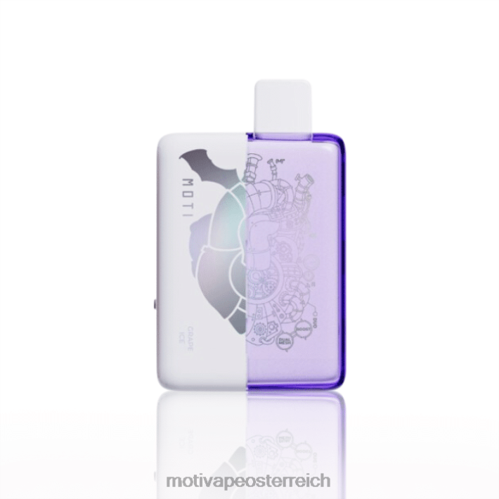MOTI Duo 9000 Einweg-Vapes (5 %, 9000 Züge) Traubeneis TN2TZ67 MOTI Vape Pod Österreich