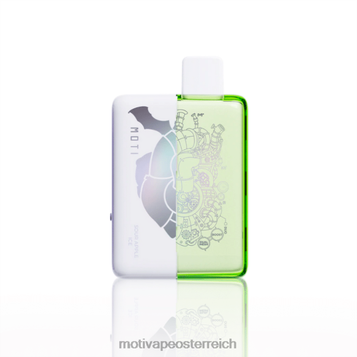 MOTI Duo 9000 Einweg-Vapes (5 %, 9000 Züge) saures Apfeleis TN2TZ65 MOTI Play Kaufen