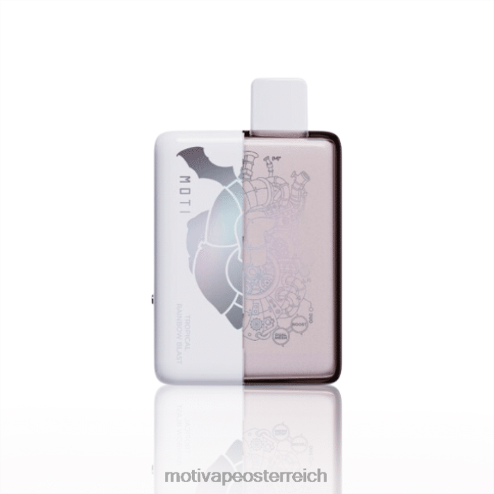 MOTI Duo 9000 Einweg-Vapes (5 %, 9000 Züge) tropische Regenbogenexplosion TN2TZ72 MOTI Vape Wien