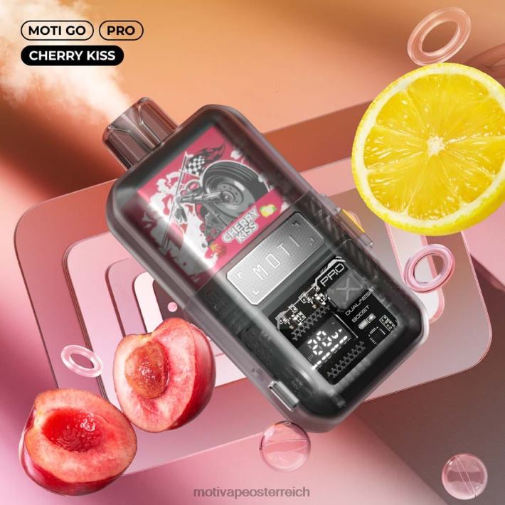 MOTI Go Pro Einweg-Vaporizer (5 %, 12.000 Züge) Kirschkuss TN2TZ15 MOTI Play Kaufen