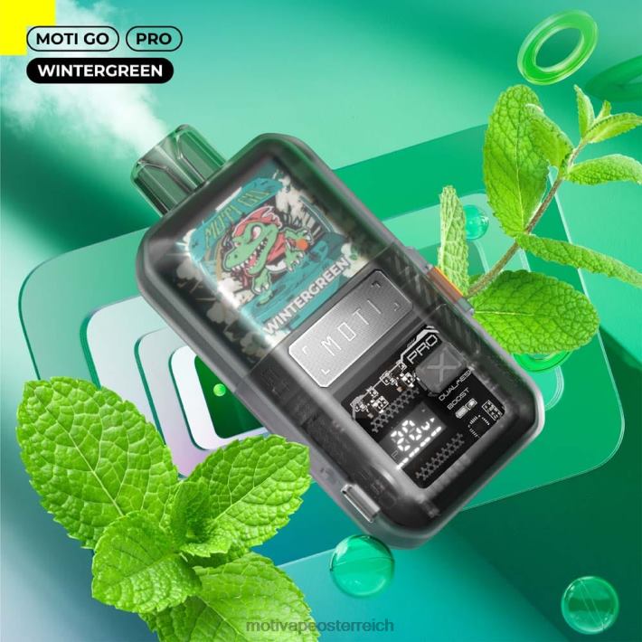 MOTI Go Pro Einweg-Vaporizer (5 %, 12.000 Züge) wintergrün TN2TZ24 MOTI Piin Kaufen
