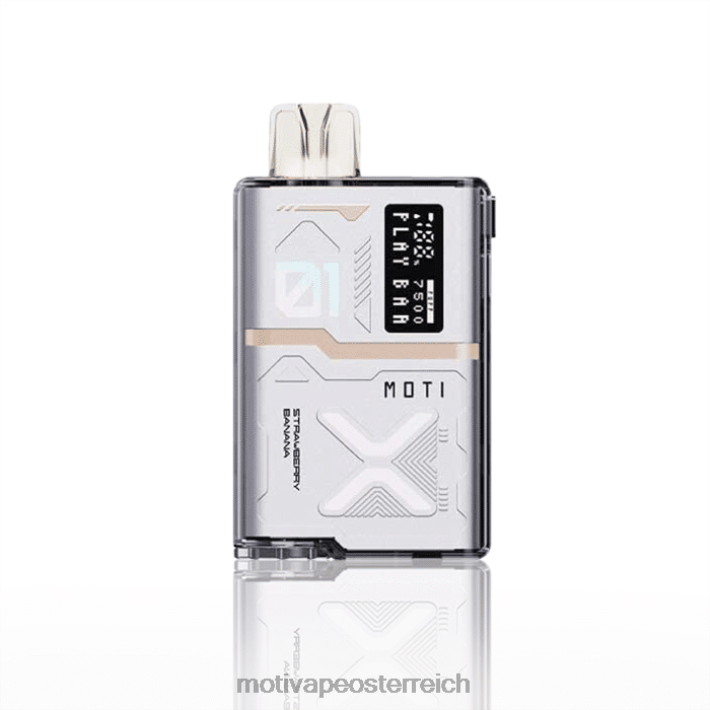MOTI Play Bar 7500 Einweg-Vaporizer (5 %, 7500 Züge) Erdbeere Banane TN2TZ55 MOTI Play Kaufen