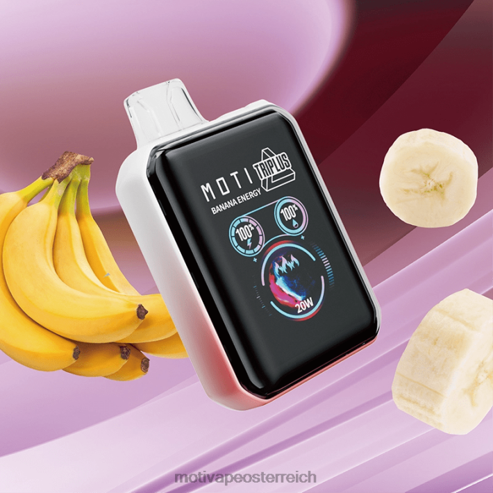 MOTI Triplus 20.000 Einweg-Vaporizer (5 %, 20.000 Züge) Bananenenergie TN2TZ1 MOTI Vape Österreich