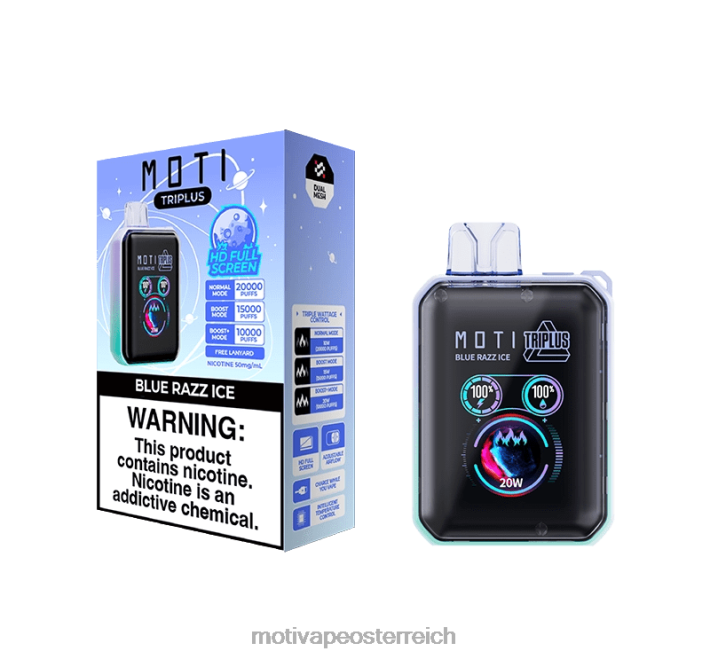 MOTI Triplus 20.000 Einweg-Vaporizer (5 %, 20.000 Züge) Wassermeloneneis TN2TZ10 MOTI Vape Review