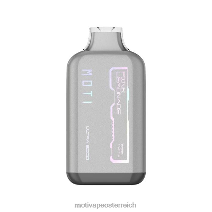 MOTI Ultra Einweg-Vaporizer (5 %, 6000 Züge) pinke Limonade TN2TZ37 MOTI Vape Pod Österreich