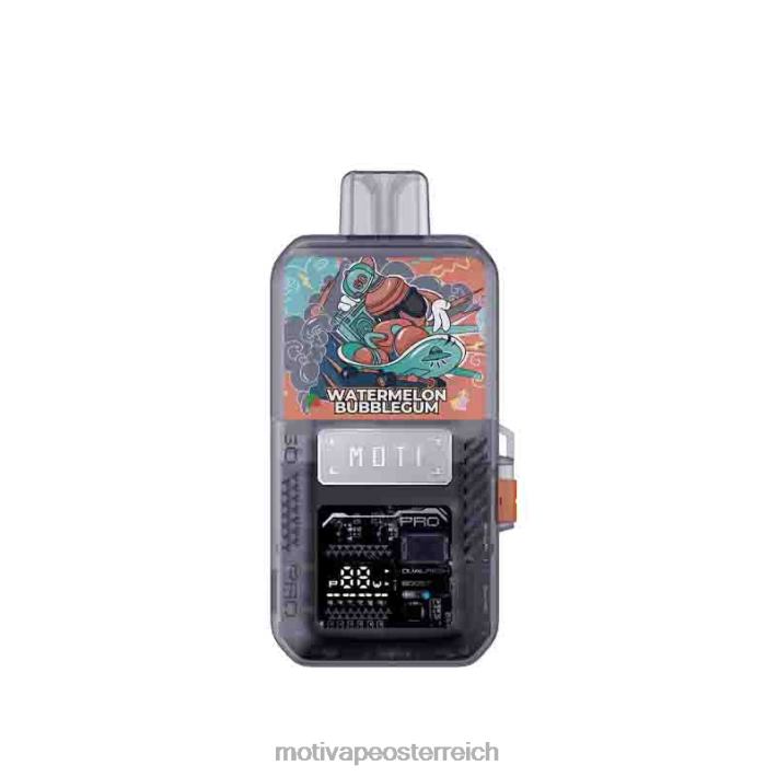 MOTI Go Pro Einweg-Pod+Gerät Wassermelonen-Kaugummi TN2TZ81 MOTI Vape Österreich