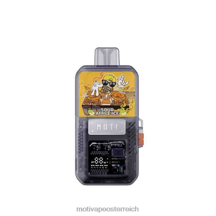 MOTI Go Pro Einweg-Pod+Gerät saures Apfeleis TN2TZ77 MOTI Vape Pod Österreich
