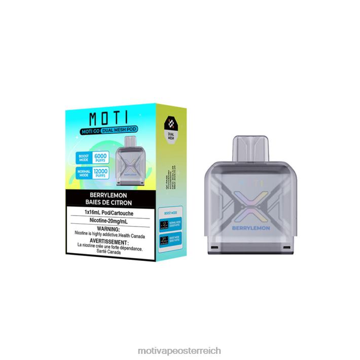 MOTI Go Pro Einwegkapsel Beere Zitrone TN2TZ90 MOTI Vape Review