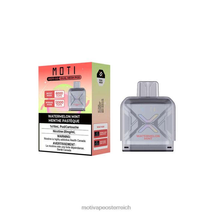 MOTI Go Pro Einwegkapsel Wassermelonenminze TN2TZ89 MOTI Vape Disposable