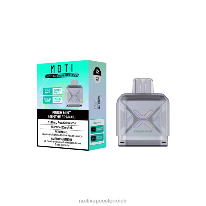 MOTI Go Pro Einwegkapsel frische Minze TN2TZ91 MOTI Vape Österreich