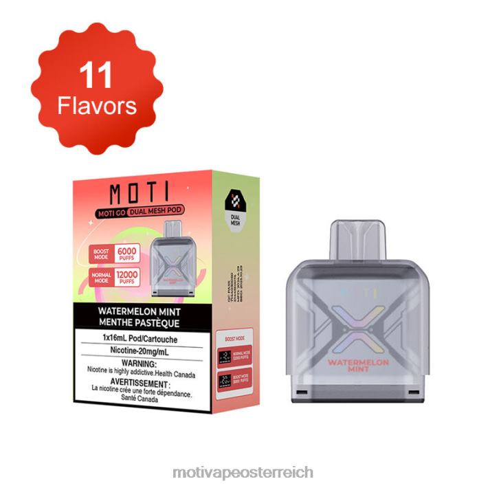 MOTI Go Pro Einwegkapsel rosa Zitrone TN2TZ87 MOTI Vape Pod Österreich
