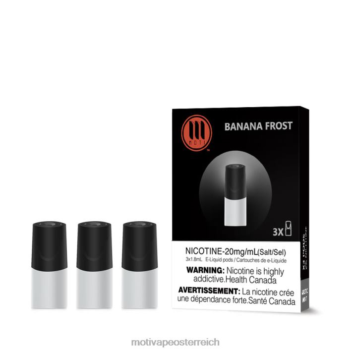 MOTI klassische Schoten Bananenfrost TN2TZ107 MOTI Vape Pod Österreich