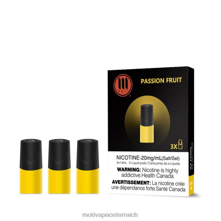 MOTI klassische Schoten Passionsfruchteis TN2TZ109 MOTI Vape Disposable
