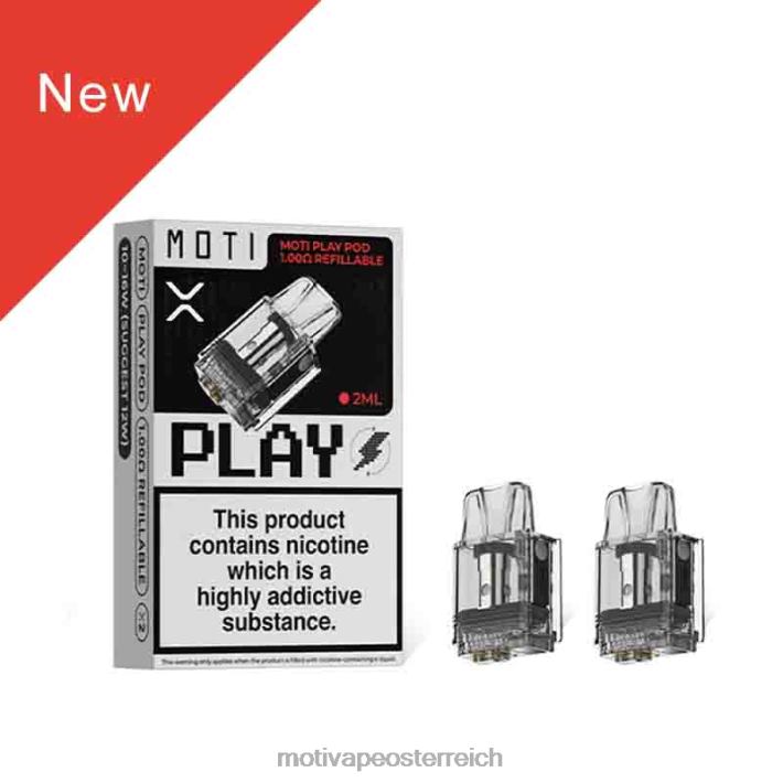 MOTI Play Pod 1,00 Ohm nachfüllbar 1 Stk TN2TZ121 MOTI Vape Österreich