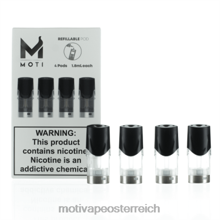 MOTI nachfüllbare Ersatz-Pod-Kartuschen (4er-Pack) TN2TZ74 MOTI Piin Kaufen