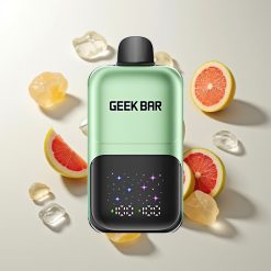 GEEK BAR 2GO 50000 Züge Saure Süßigkeiten & Saure Früchte Interaktiver Großbildschirm Dual-Tank 20ml 5% Nikotinsalz Wiederaufladbar Starker MTL-Zug