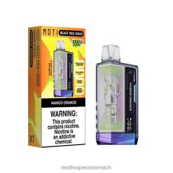 MOTI Beast Pro Einweg-Vaporizer (5 %, 10.000 Züge) Mango-Orange TN2TZ47 MOTI Vape Pod Österreich